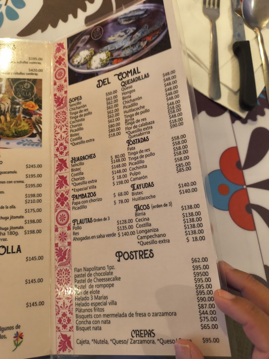 El Comal De Villa Photo Menu 4