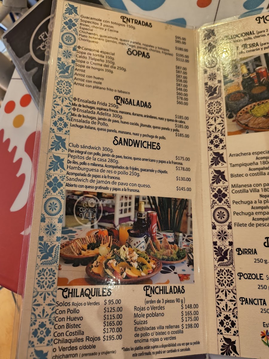 El Comal De Villa Photo Menu 5