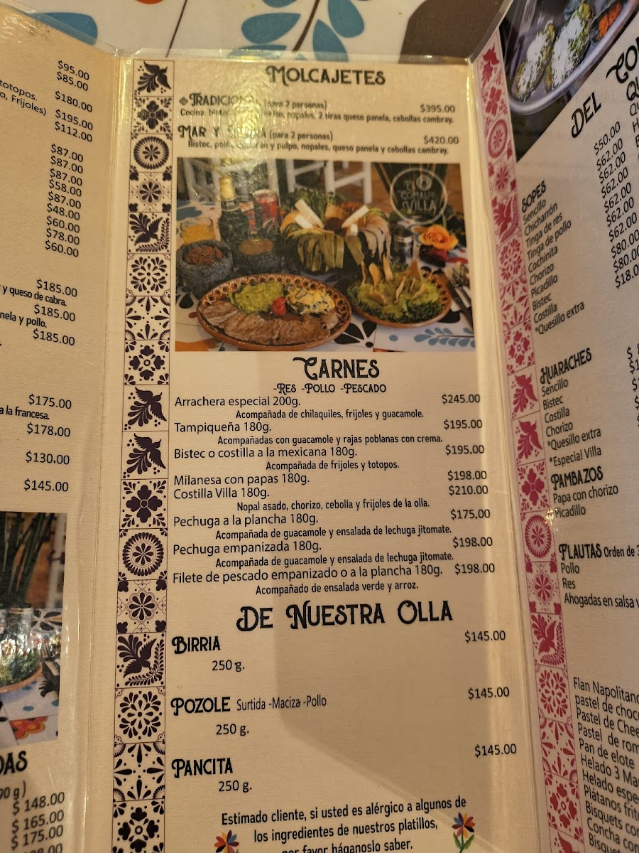 El Comal De Villa Photo Menu 7