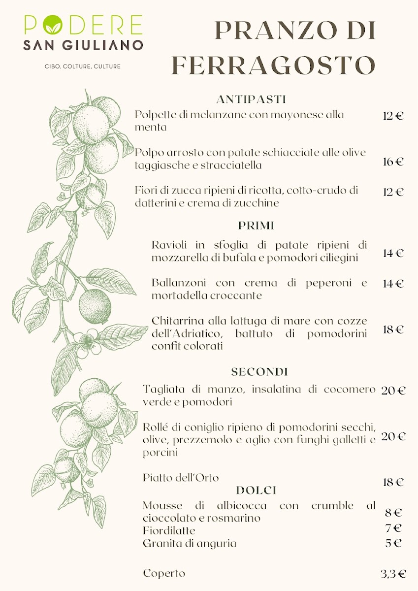 Podere San Giuliano Photo Menu 2