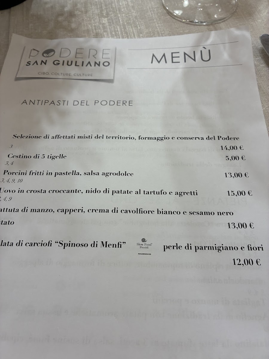Podere San Giuliano Photo Menu 5