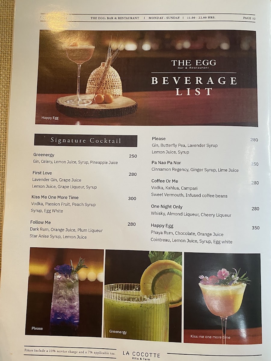 The Egg Bar & Restaurant Photo Menu 5