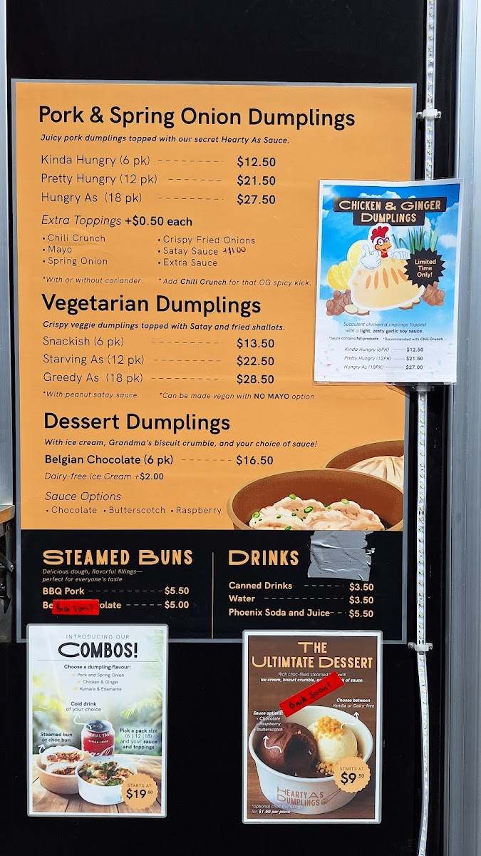 Hearty As Dumplings New Plymouth Photo Menu 1