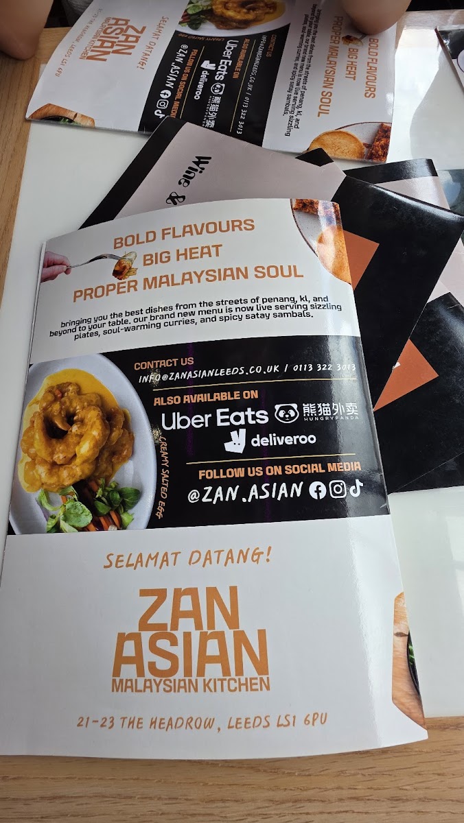 ZAN ASIAN Malaysian Kitchen | Restaurant Photo Menu 10
