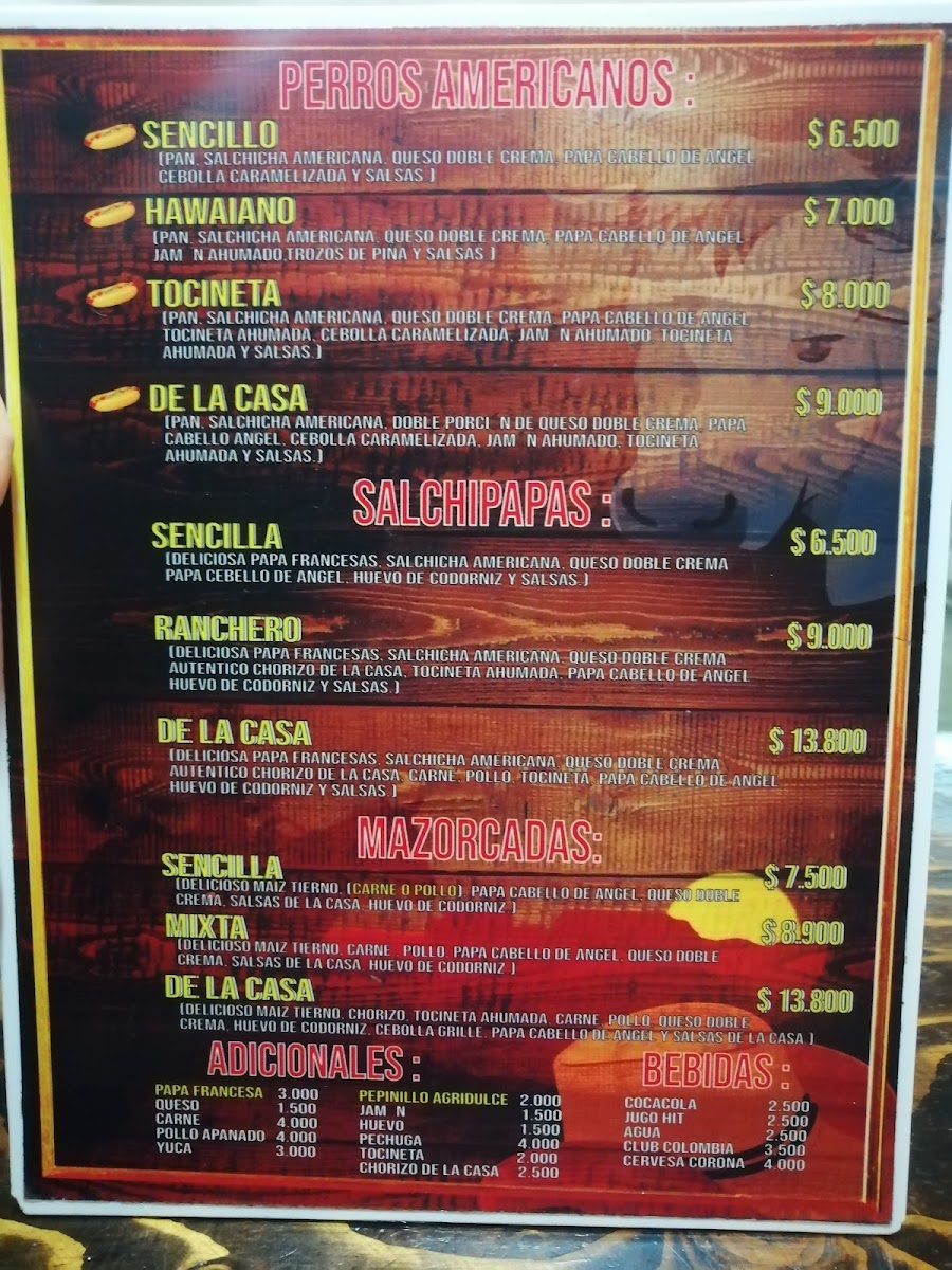 La Novillada Express Photo Menu 2