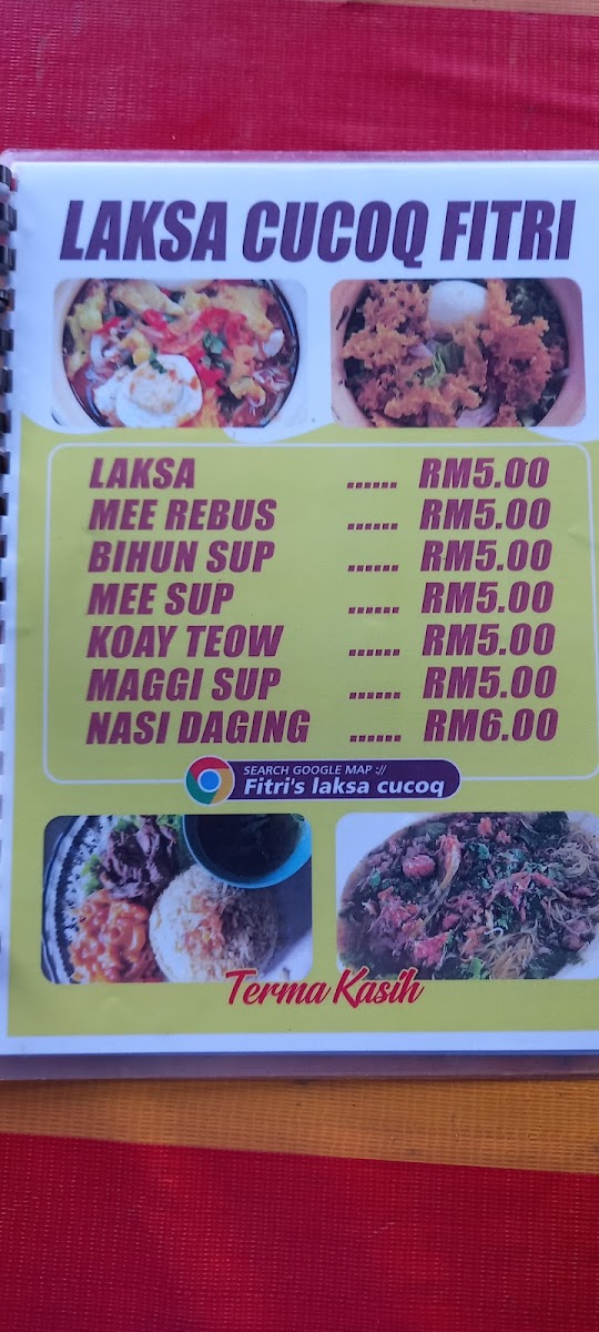 LAKSA CUCOQ FITRI Photo Menu 1