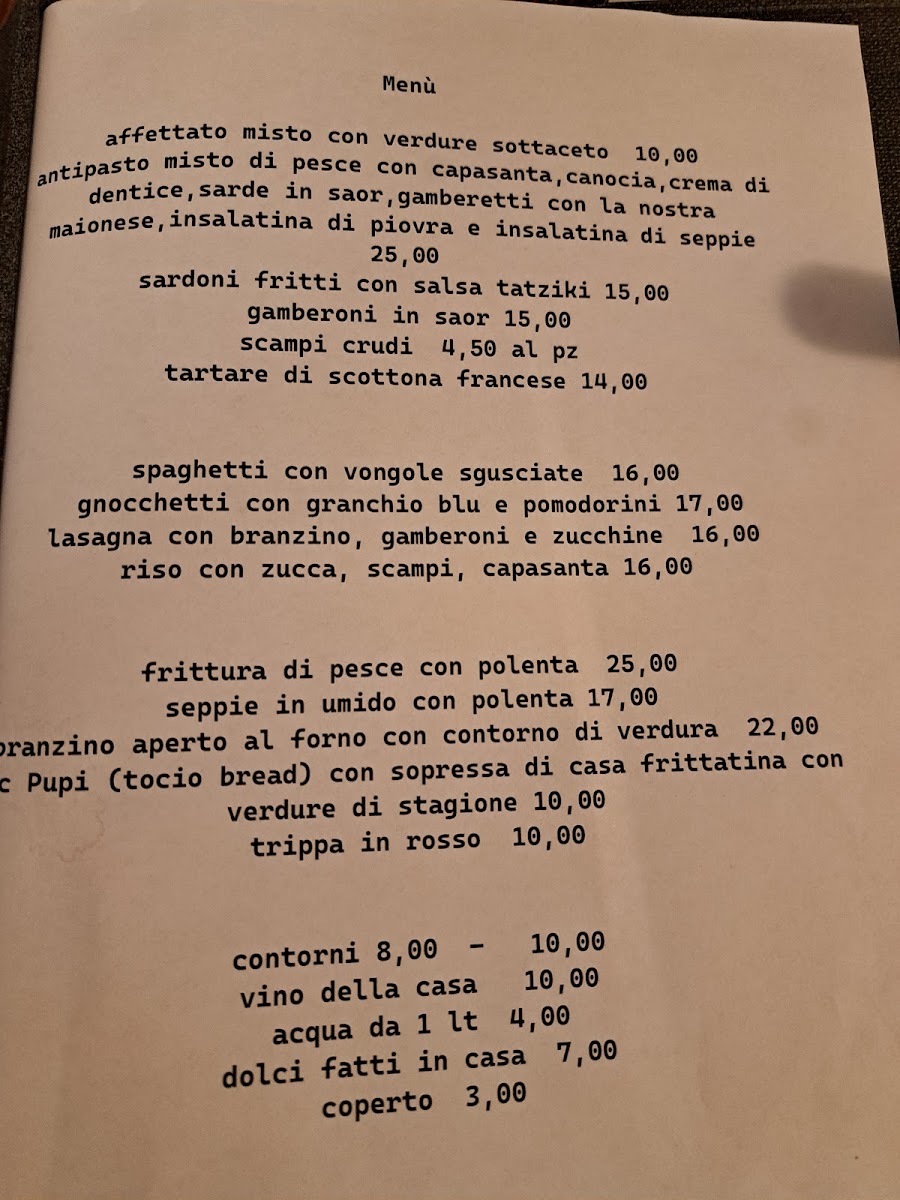 Osteria dal Pupi Photo Menu 2