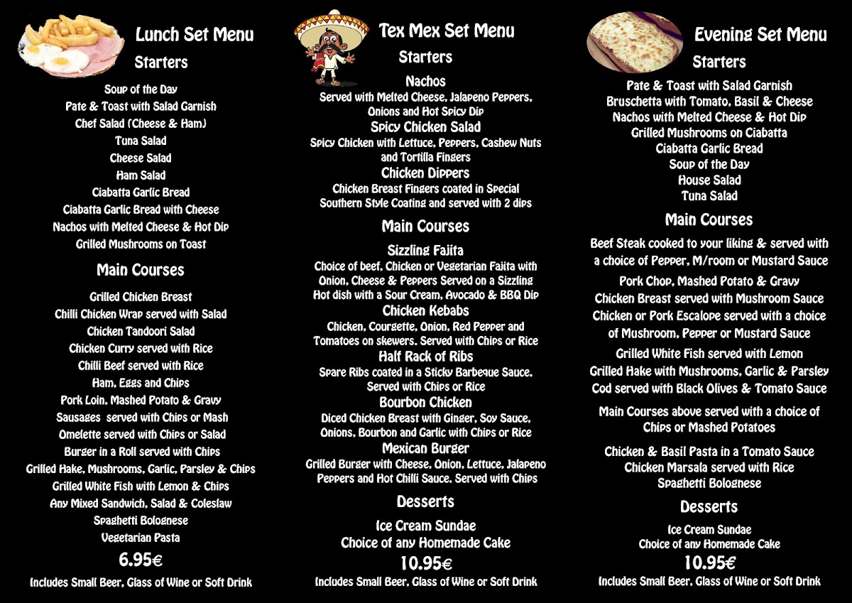 Parkside Restaurant Photo Menu 3