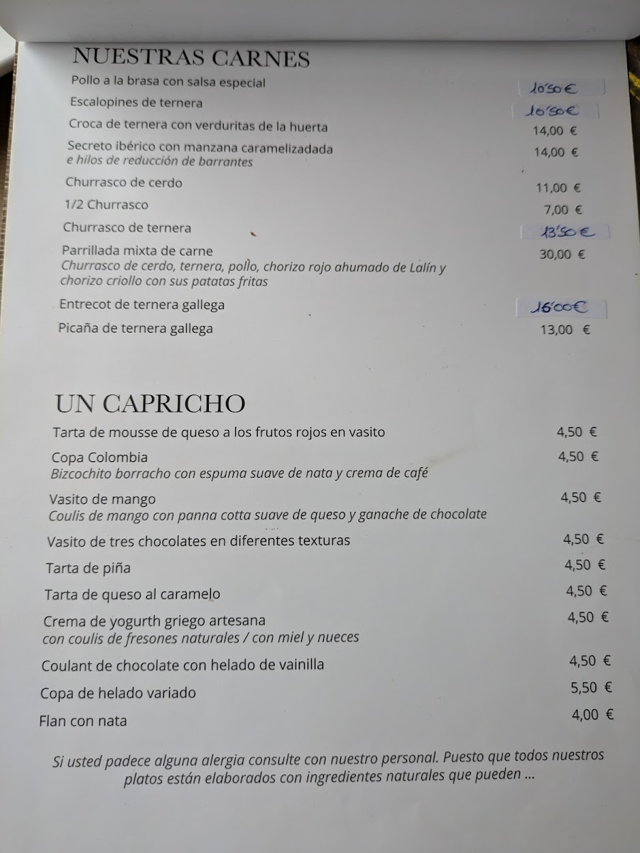 Restaurante Ay Carmela! Photo Menu 1