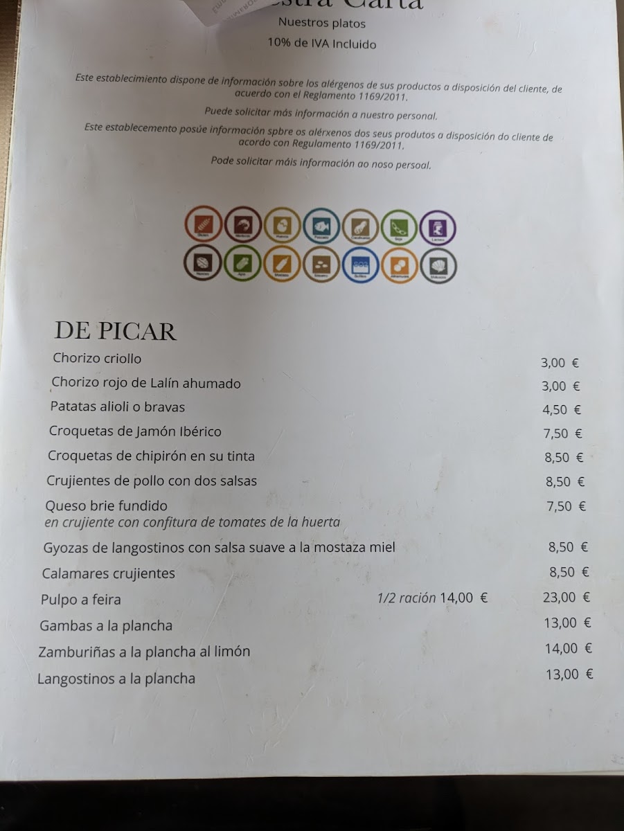 Restaurante Ay Carmela! Photo Menu 3