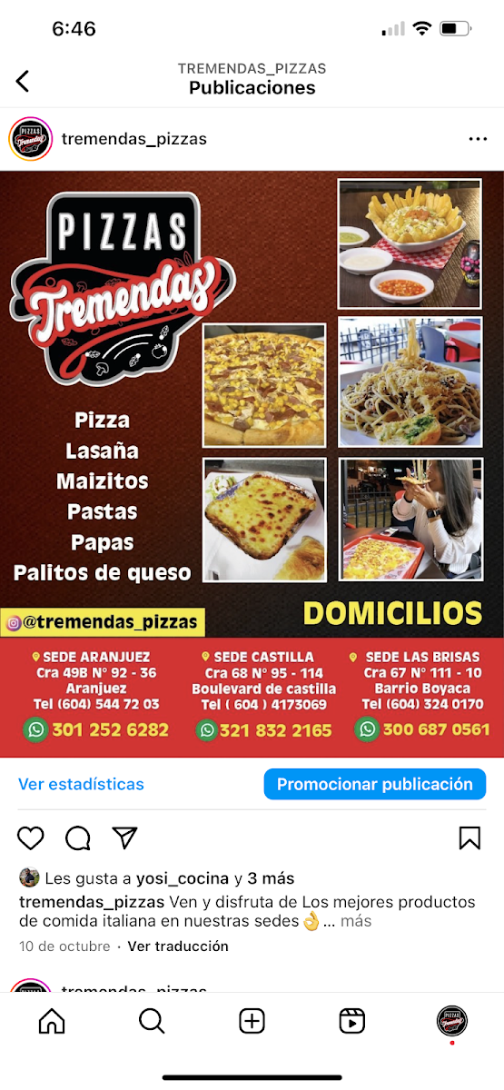 Tremendas pizzas aranjuez Photo Menu 3