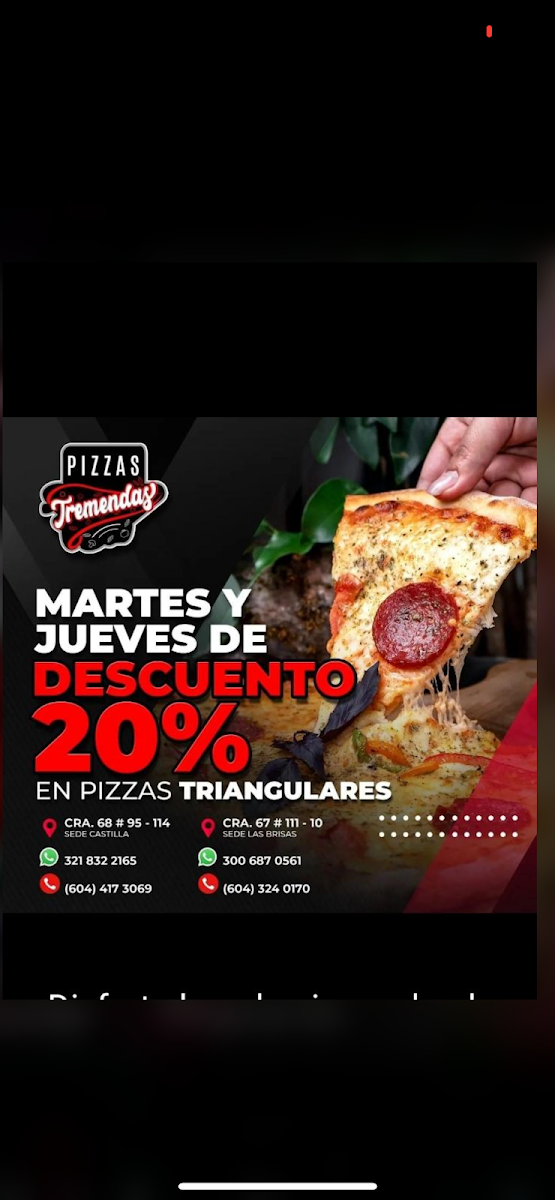 Tremendas pizzas aranjuez Photo Menu 4