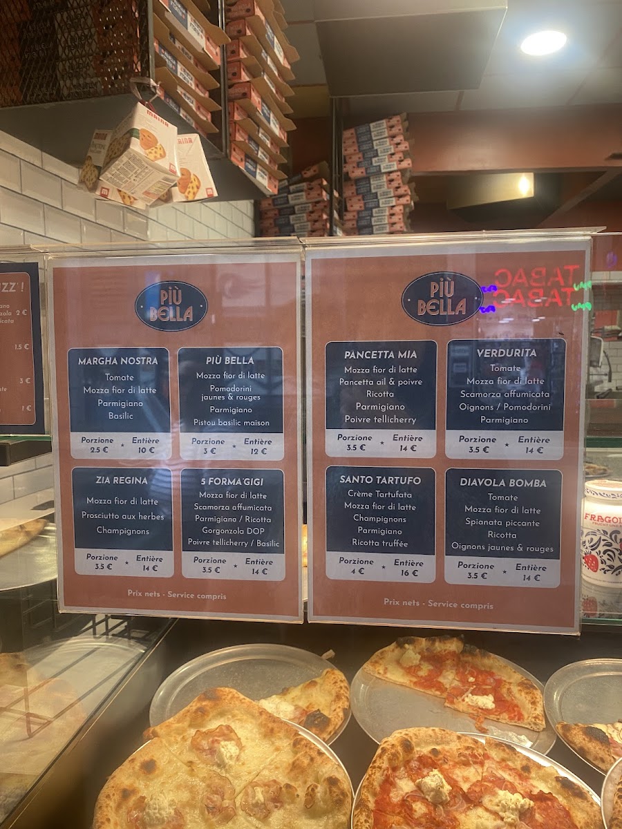Più Bella Pizza & Gelato Photo Menu 10