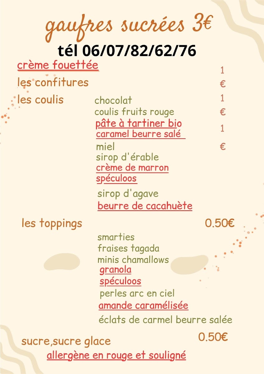Breizh gaufres Photo Menu 8