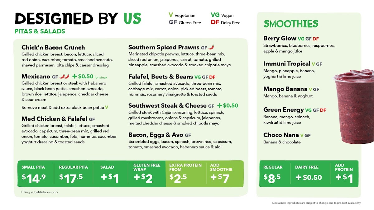 Pita Pit Royal Oak Photo Menu 2