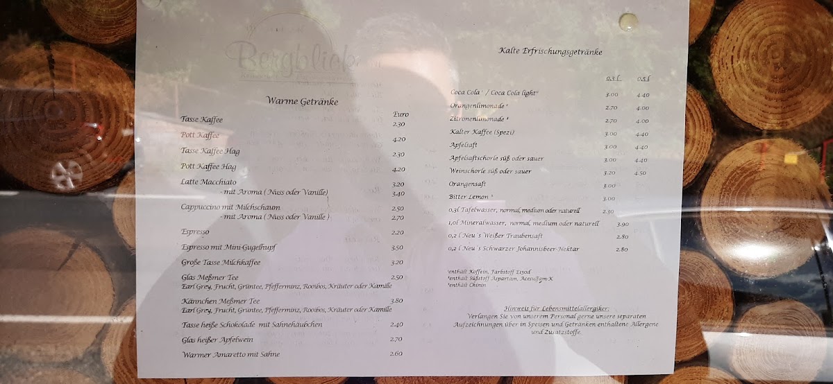 Restaurant Bergblick Photo Menu 5