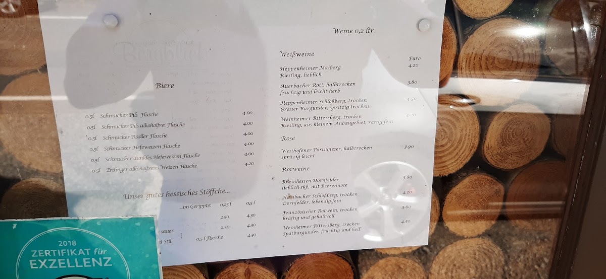 Restaurant Bergblick Photo Menu 6
