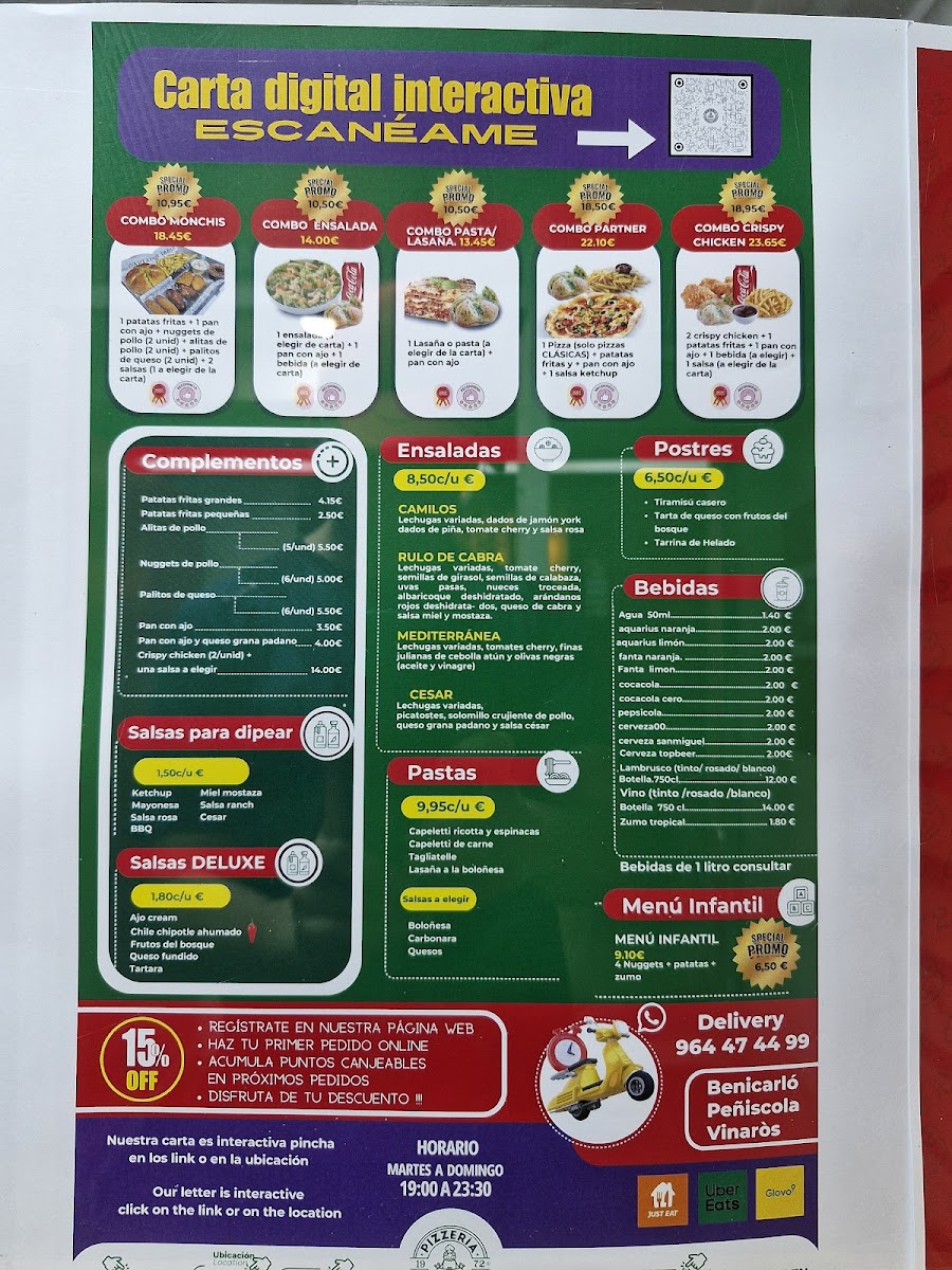 Pizzeria Camilo's taglio Photo Menu 2