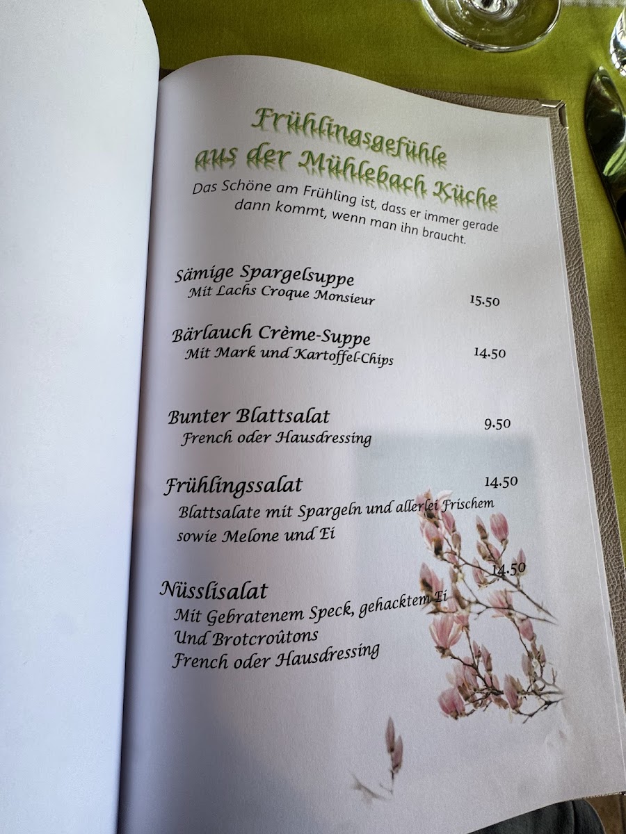 Mühlebach Photo Menu 3