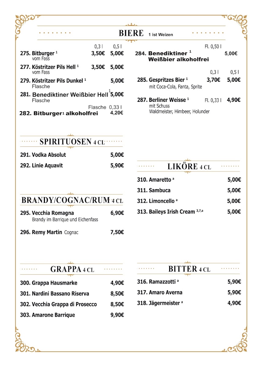 Trattoria Due Fratelli Photo Menu 2