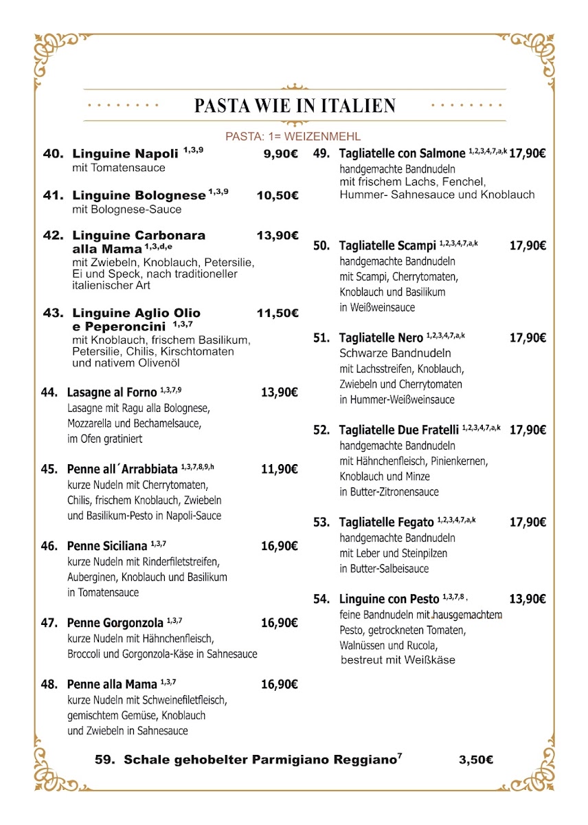 Trattoria Due Fratelli Photo Menu 6