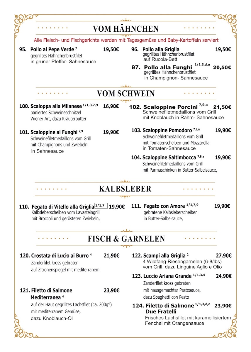 Trattoria Due Fratelli Photo Menu 9