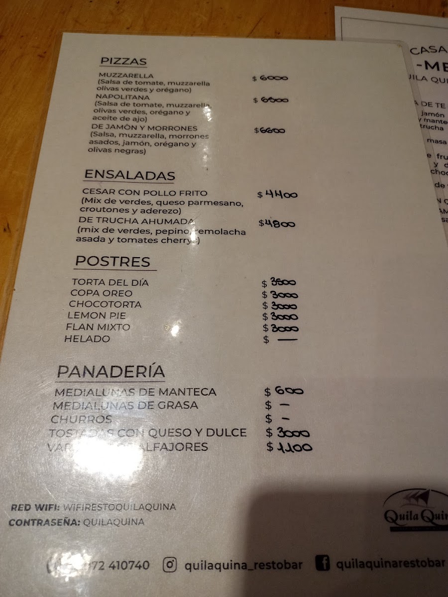 Resto Bar Quila Quina Photo Menu 10