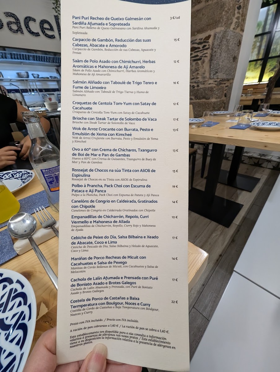 BaceLo · Restaurante en Ferrol Photo Menu 5