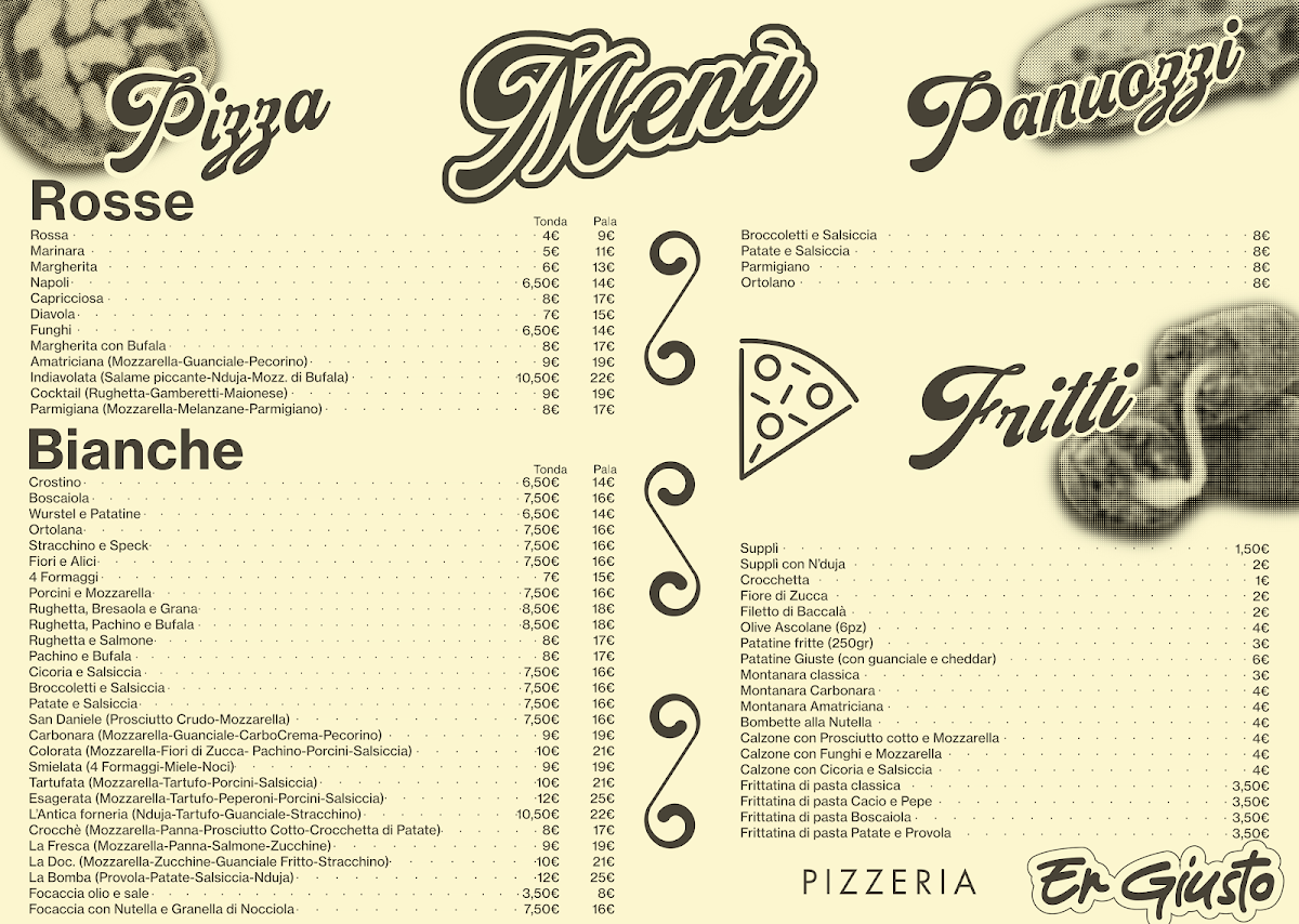 Pizzeria Er Giusto Photo Menu 1