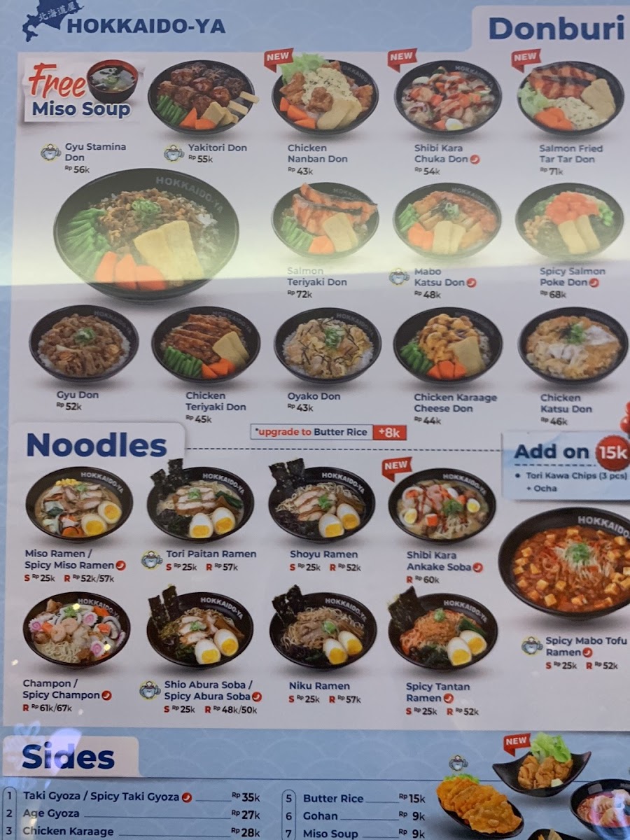 Hokkaido-Ya Kota Kasablanka Photo Menu 2