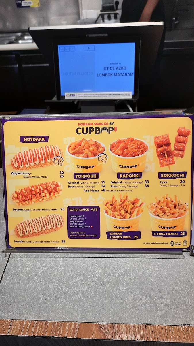Chatime X CupBop - Azko Lombok Mataram Photo Menu 1