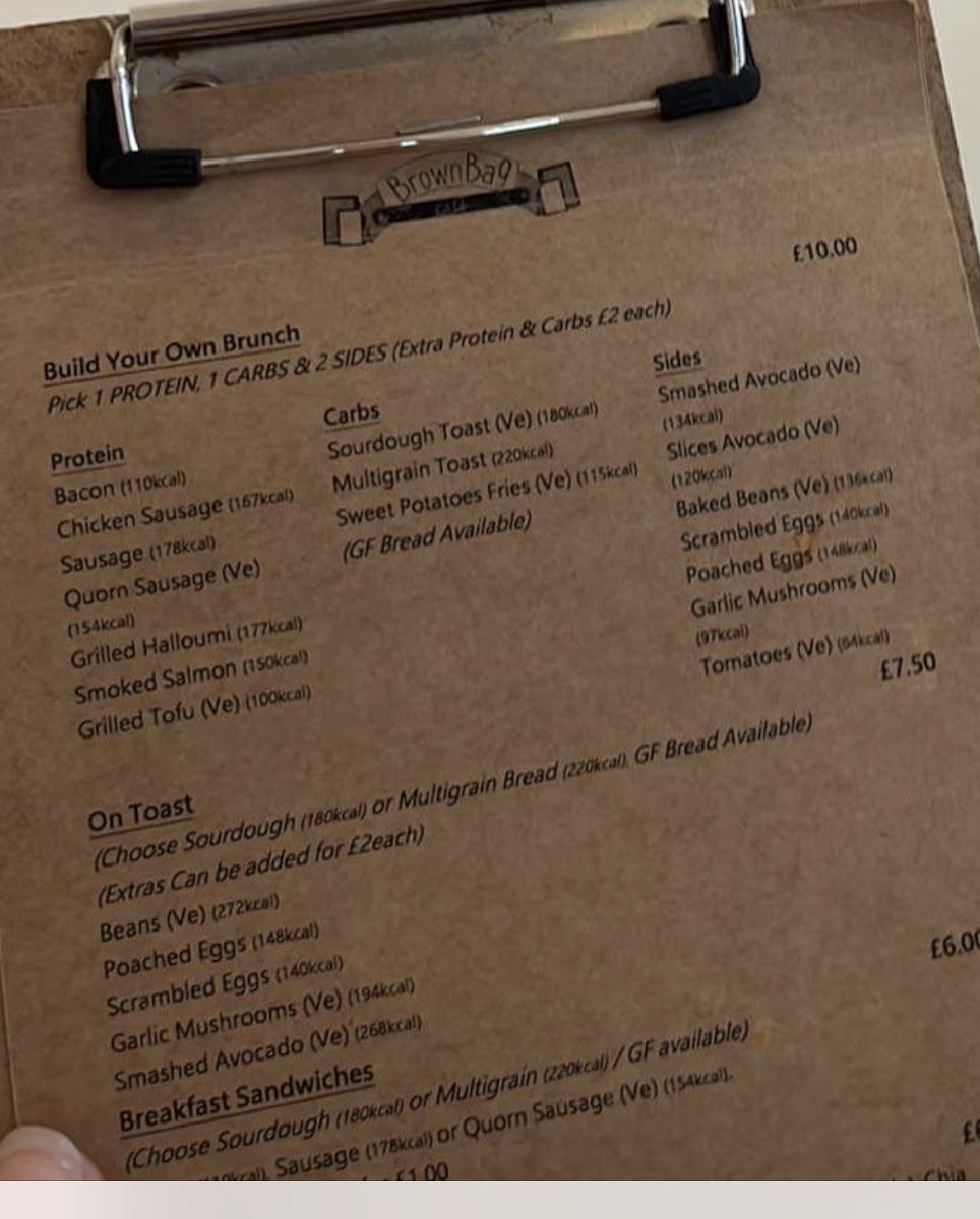 Brown Bag Cafe Photo Menu 5