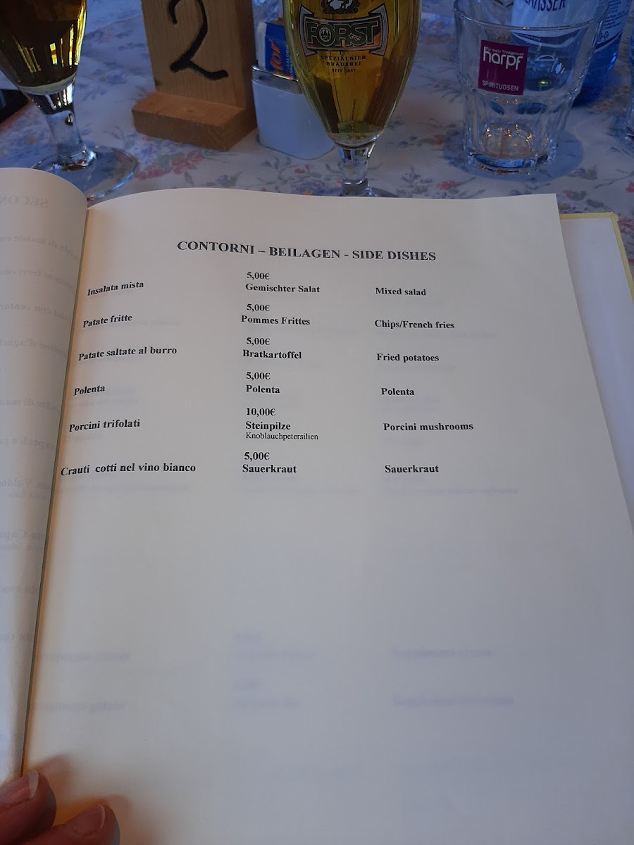 Restaurant Capanna Alpina Photo Menu 5