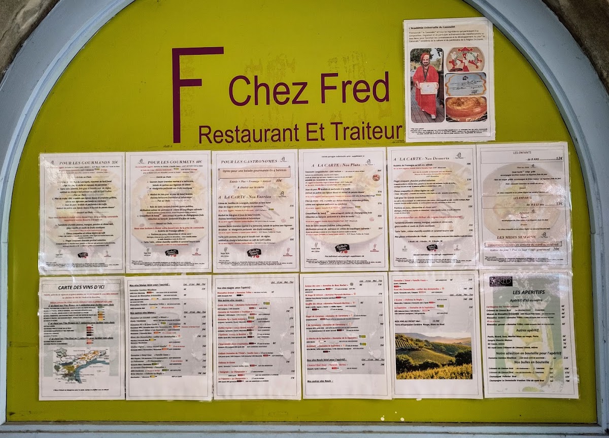 Chez Fred Photo Menu 4