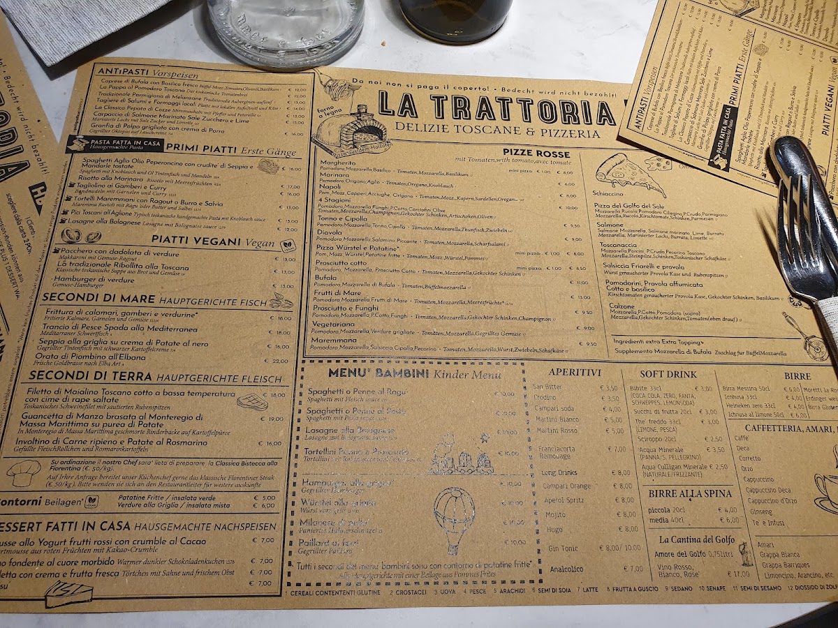 Trattoria Photo Menu 2
