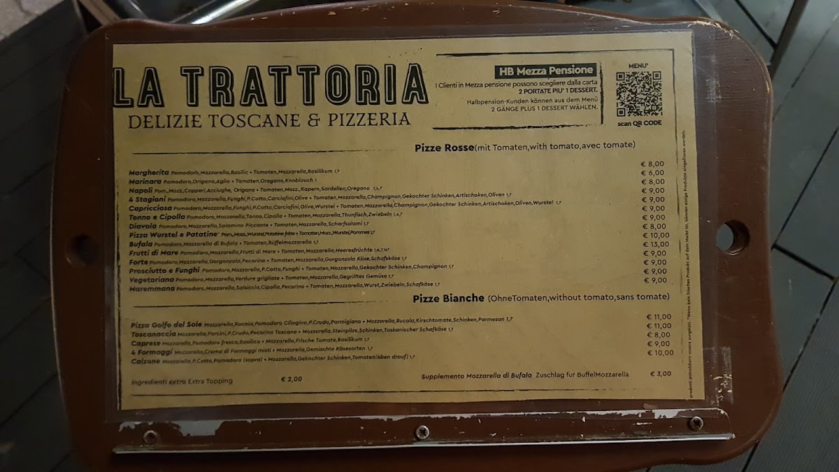 Trattoria Photo Menu 3