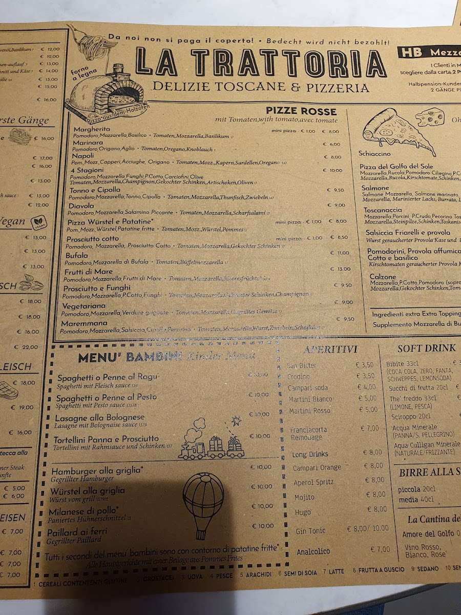 Trattoria Photo Menu 4