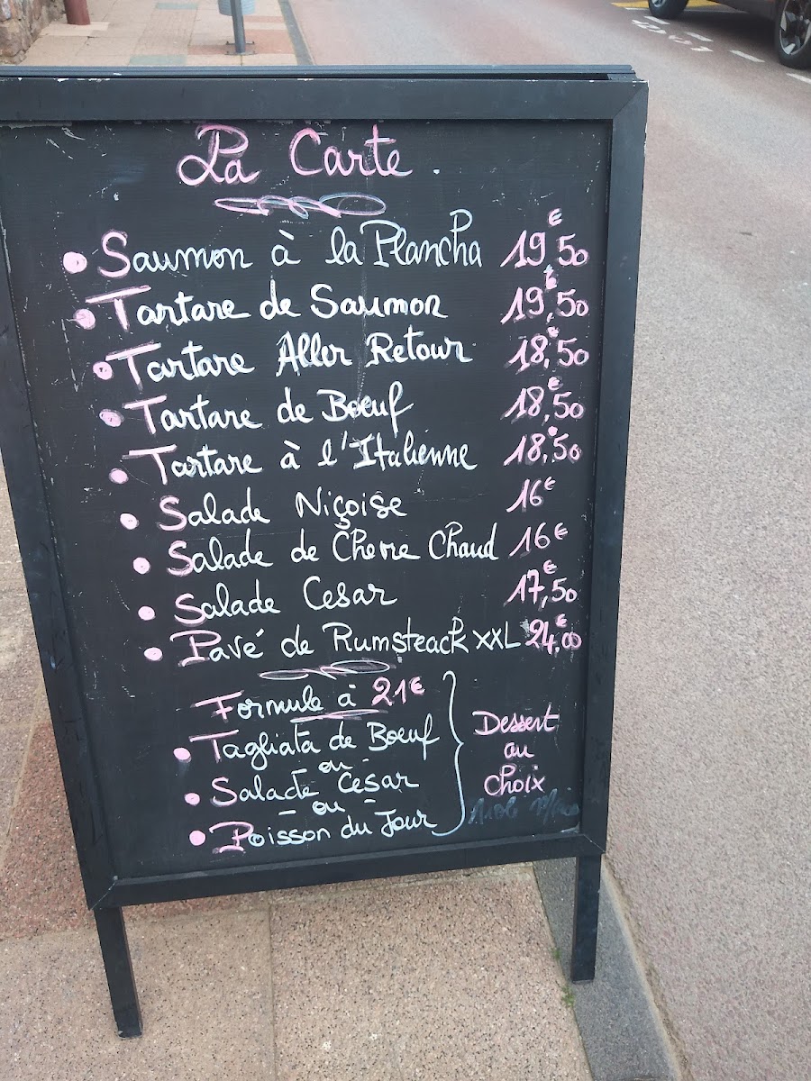 Les Roches Roses Photo Menu 1