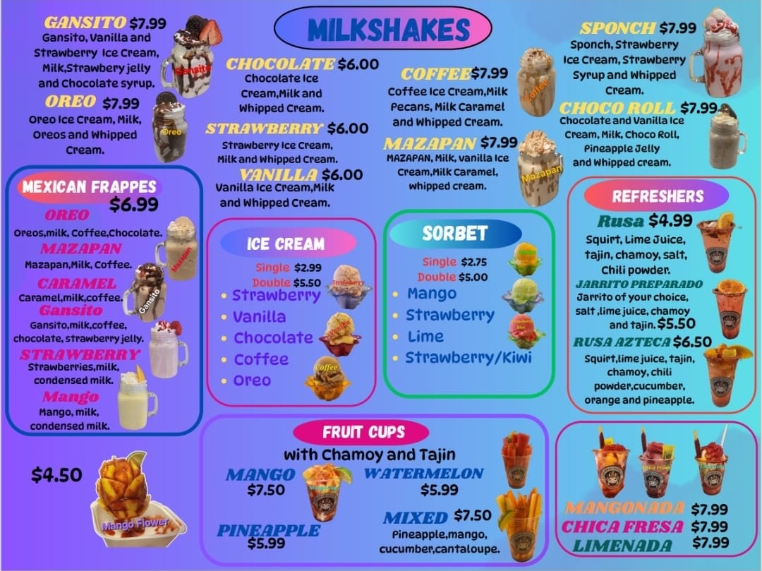 Delicias Aztecas Photo Menu 1