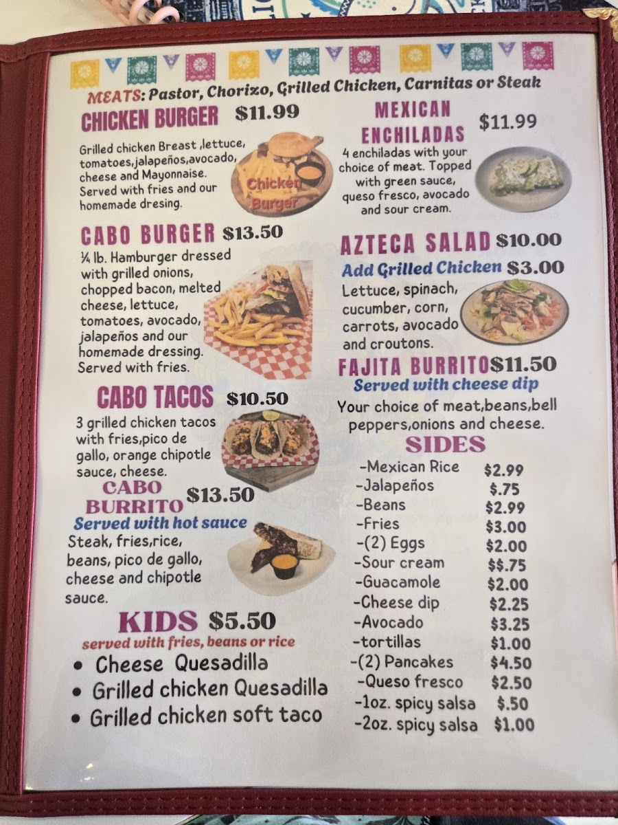 Delicias Aztecas Photo Menu 2