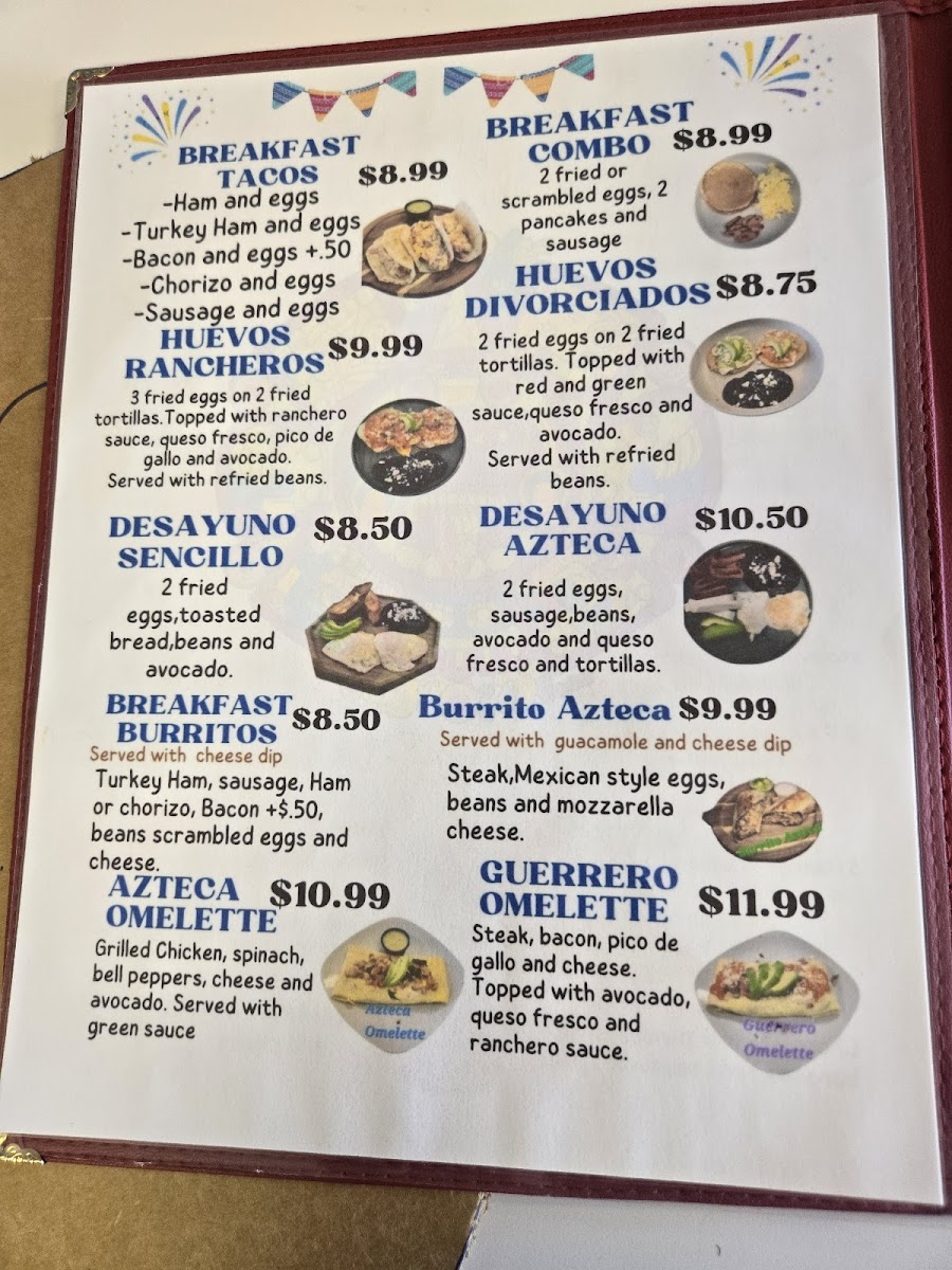 Delicias Aztecas Photo Menu 4