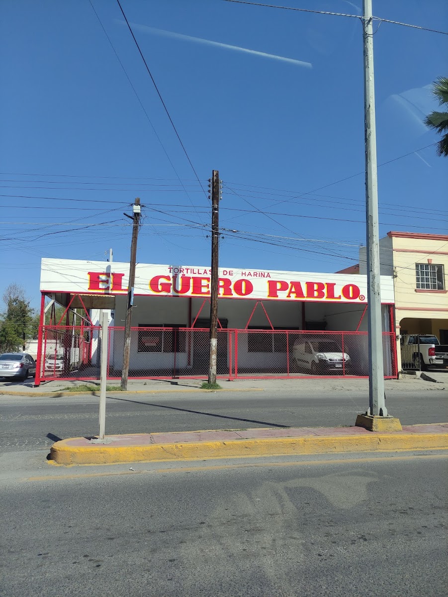 El Güero Pablo Tortillas de Harina San Nicolas