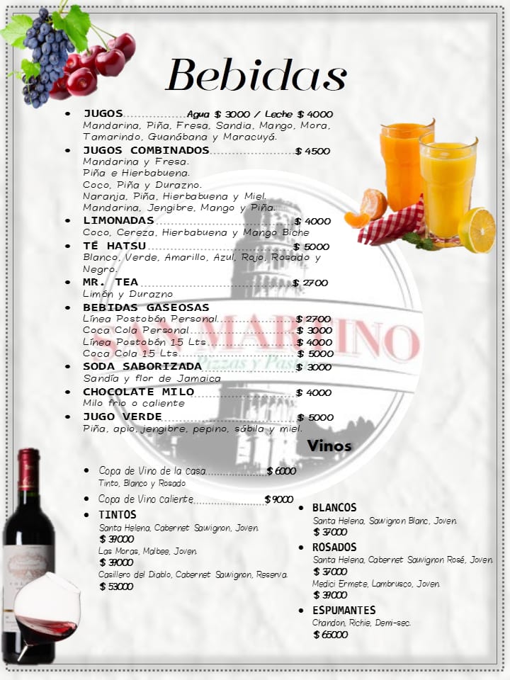 San Martino Pizzas Photo Menu 3