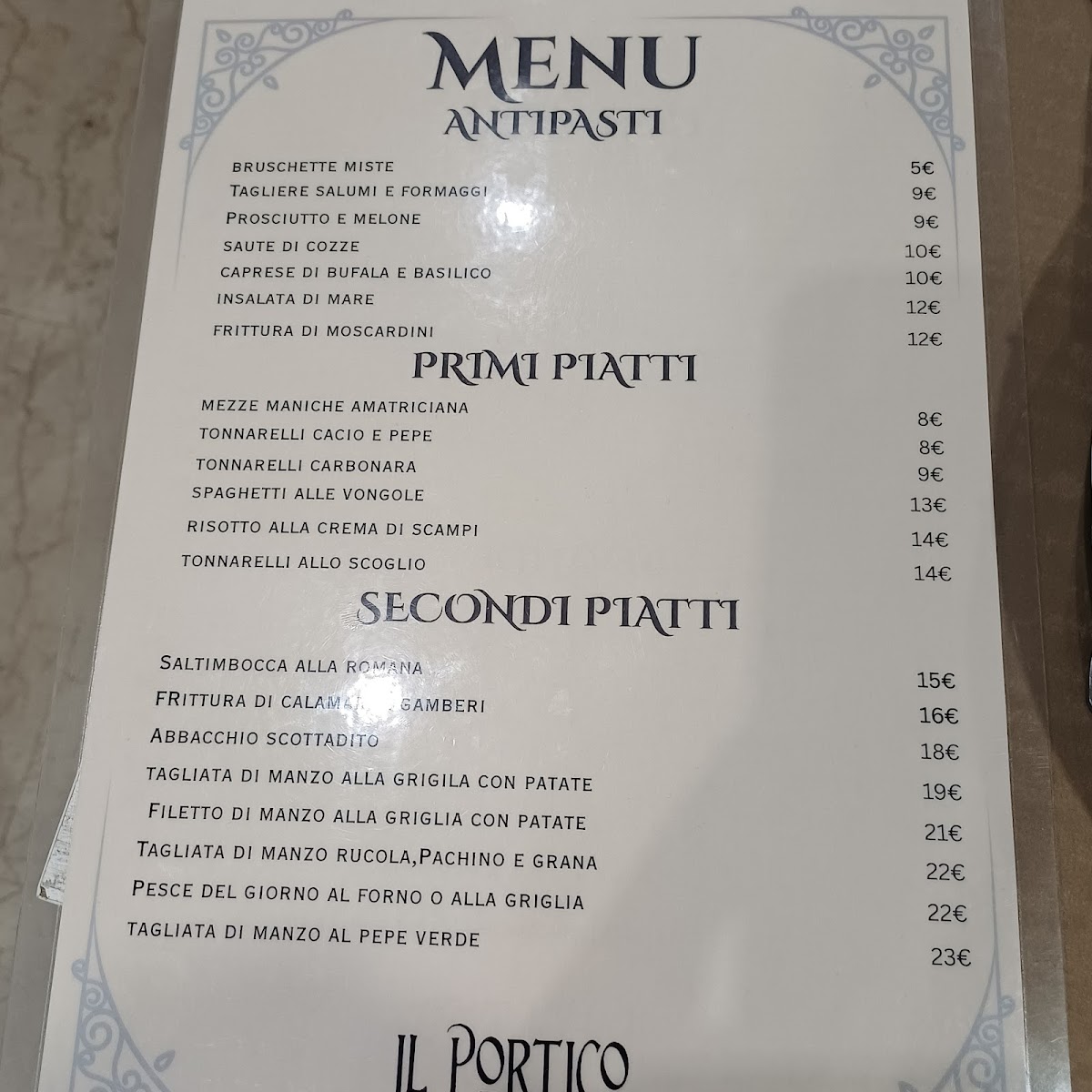 Il Portico bistrot Photo Menu 1