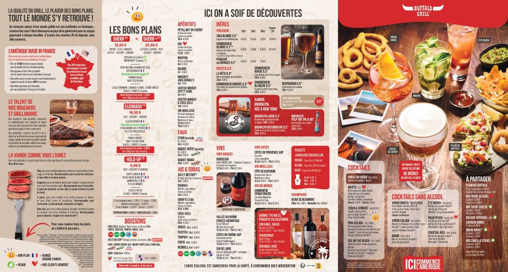 BUFFALO GRILL BESANCON (Miserey - Salines) Photo Menu 2