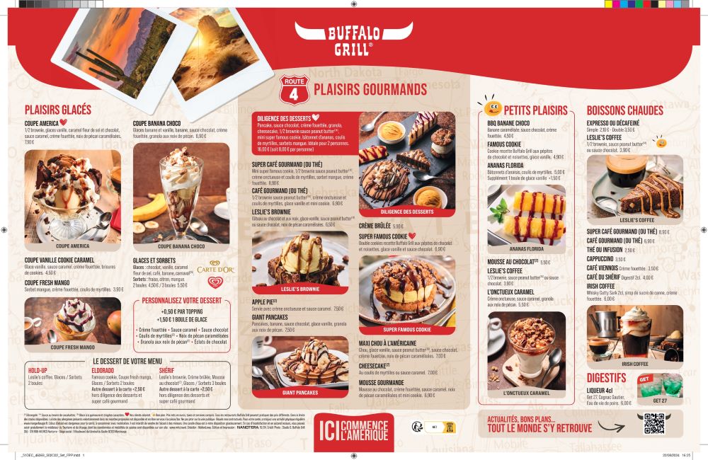 BUFFALO GRILL BESANCON (Miserey - Salines) Photo Menu 3