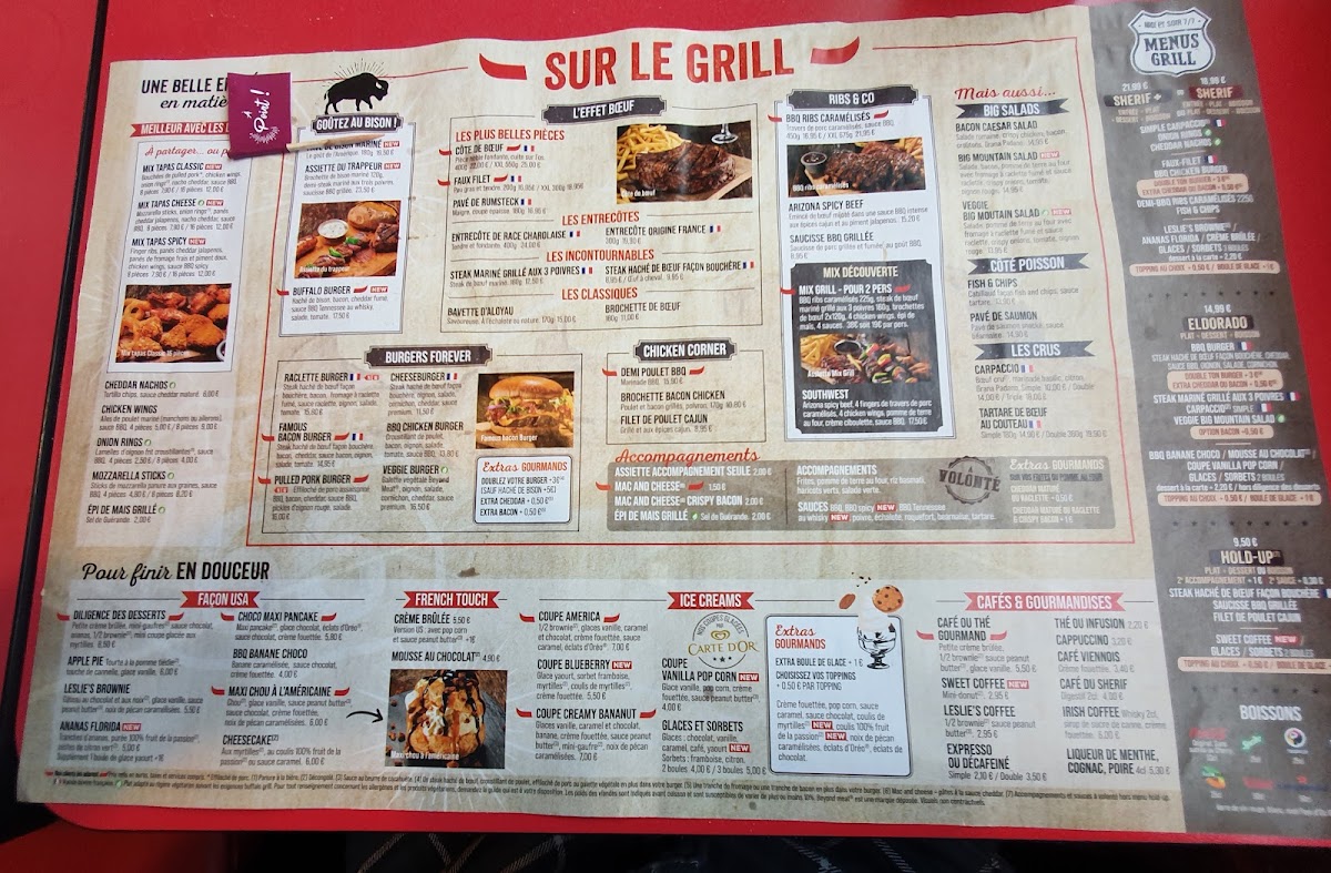 BUFFALO GRILL BESANCON (Miserey - Salines) Photo Menu 7