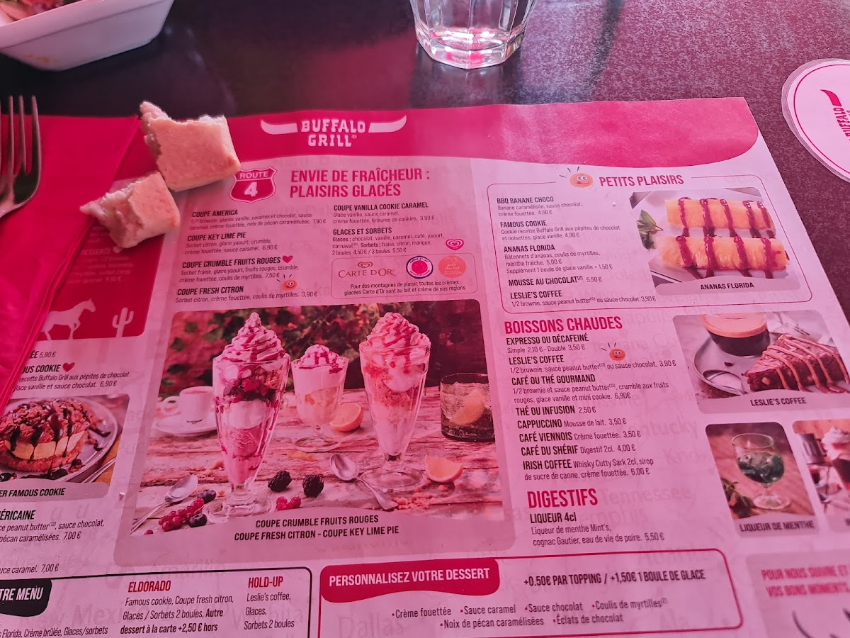 BUFFALO GRILL BESANCON (Miserey - Salines) Photo Menu 9