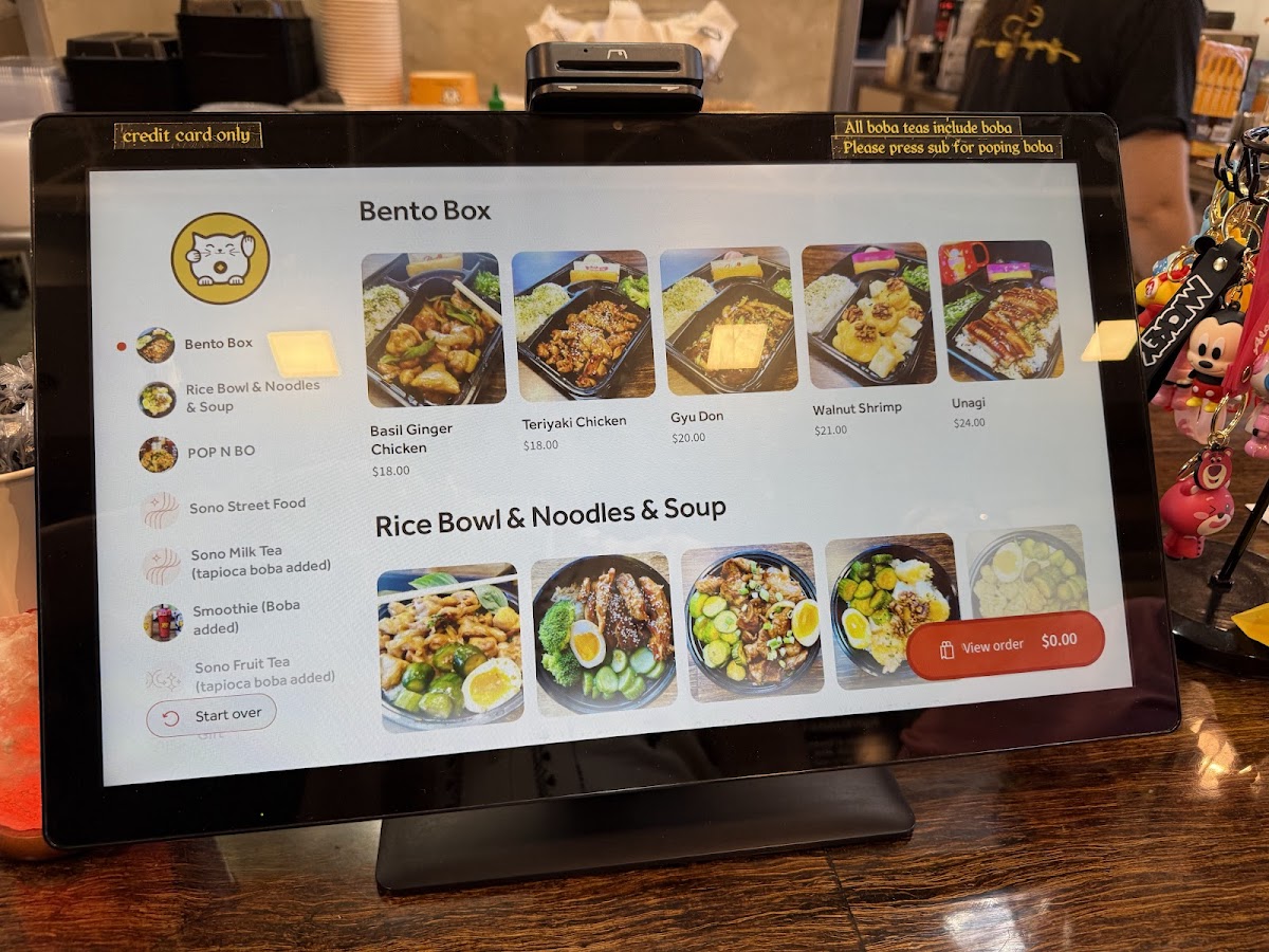 Sono Kitchen & Boba Photo Menu 6