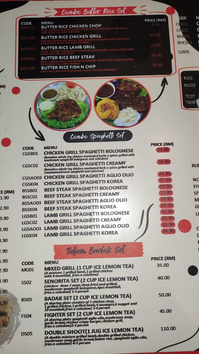 CaP Badak Western Photo Menu 5